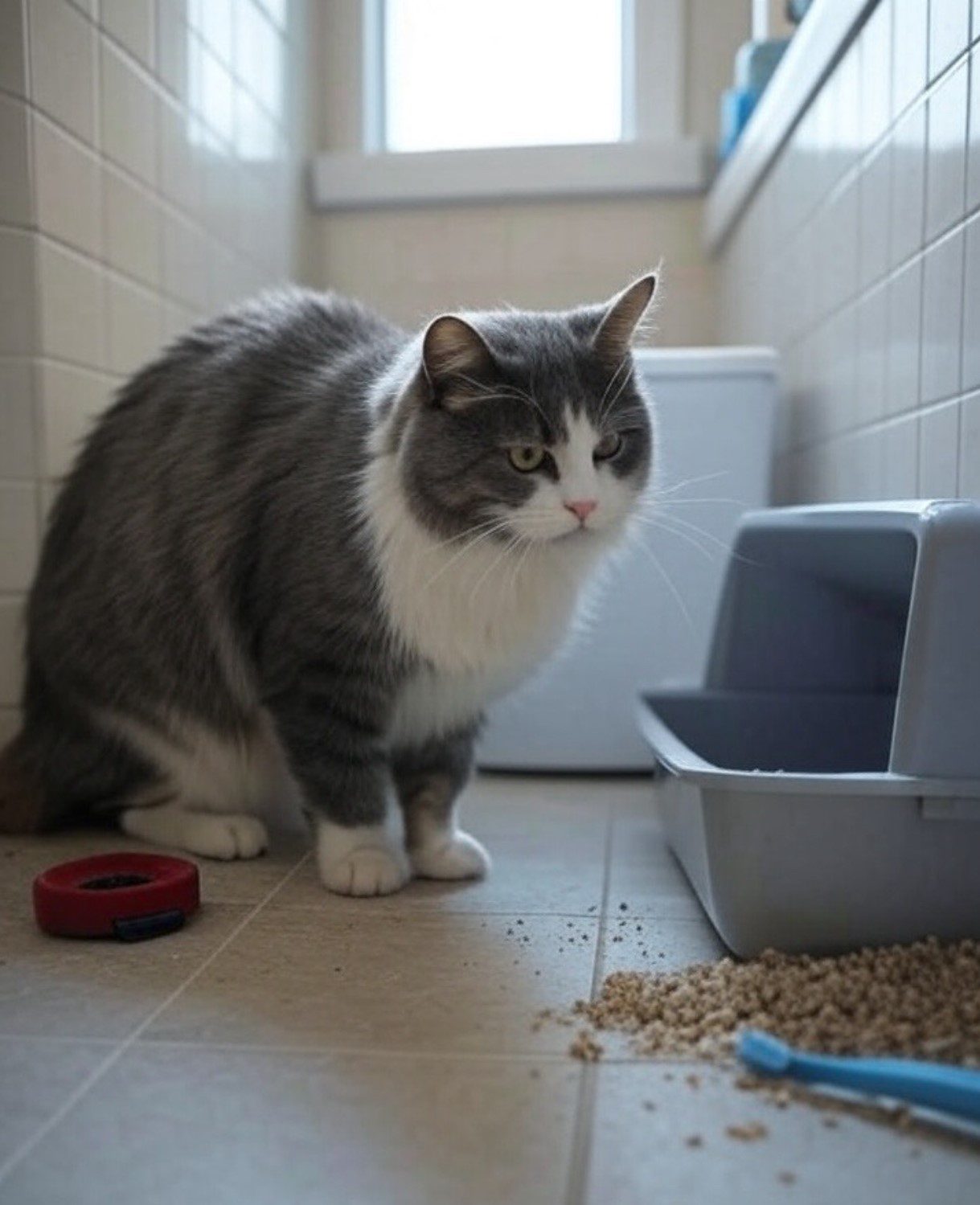 Cat Outside Litter Box Cat Outside Litter Box